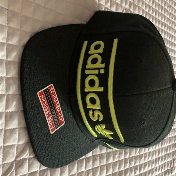 lime green adidas hat